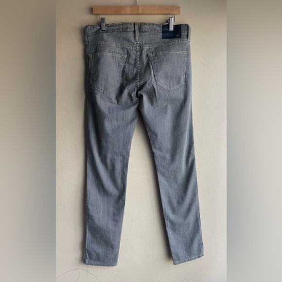 New AG Adriano Goldschmied Men Stripped The Dylan Slim Skinny Jean Pants Size 32 - Picture 3 of 9